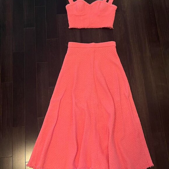 Zara Pink Tweed two-piece set - (skirt and top) - Picture 3 of 3